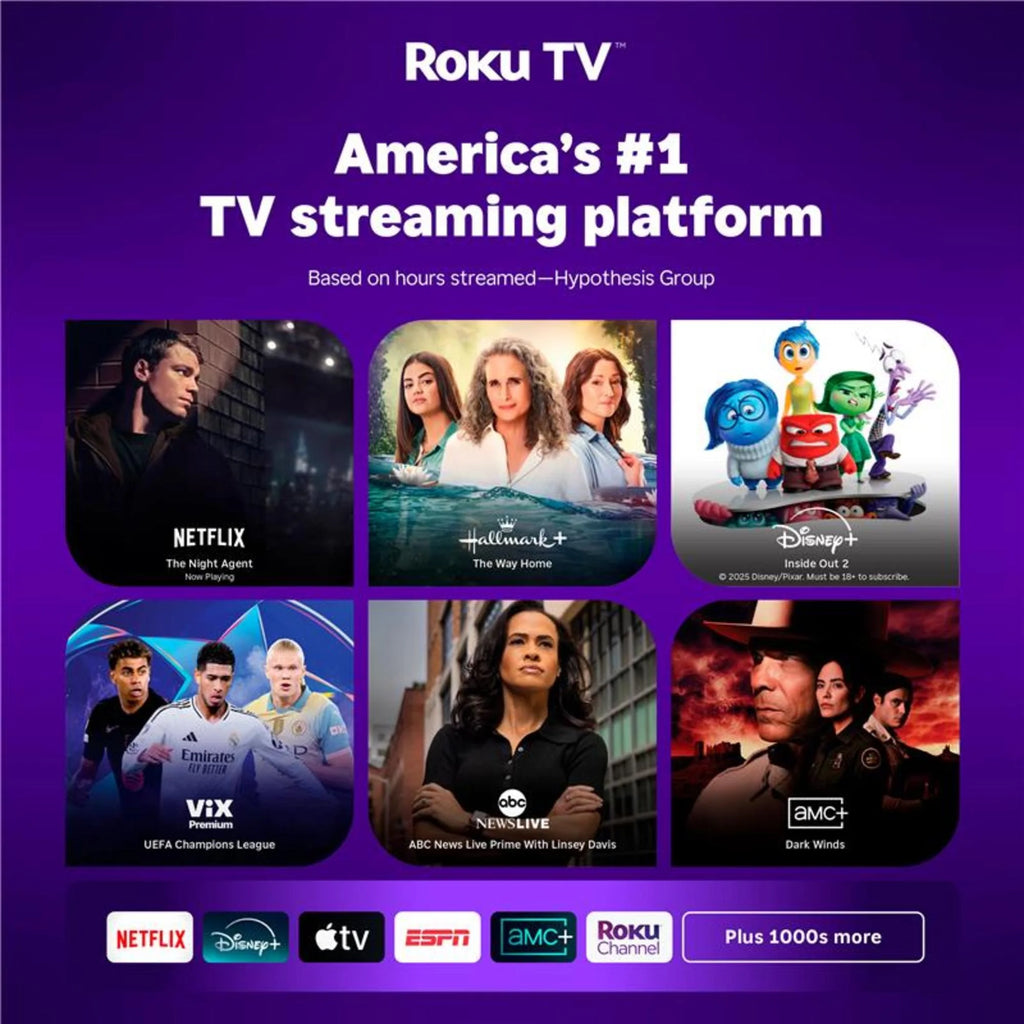 65” Class 4K UHD (2160P) LED Roku Smart Television HDR (100012587)