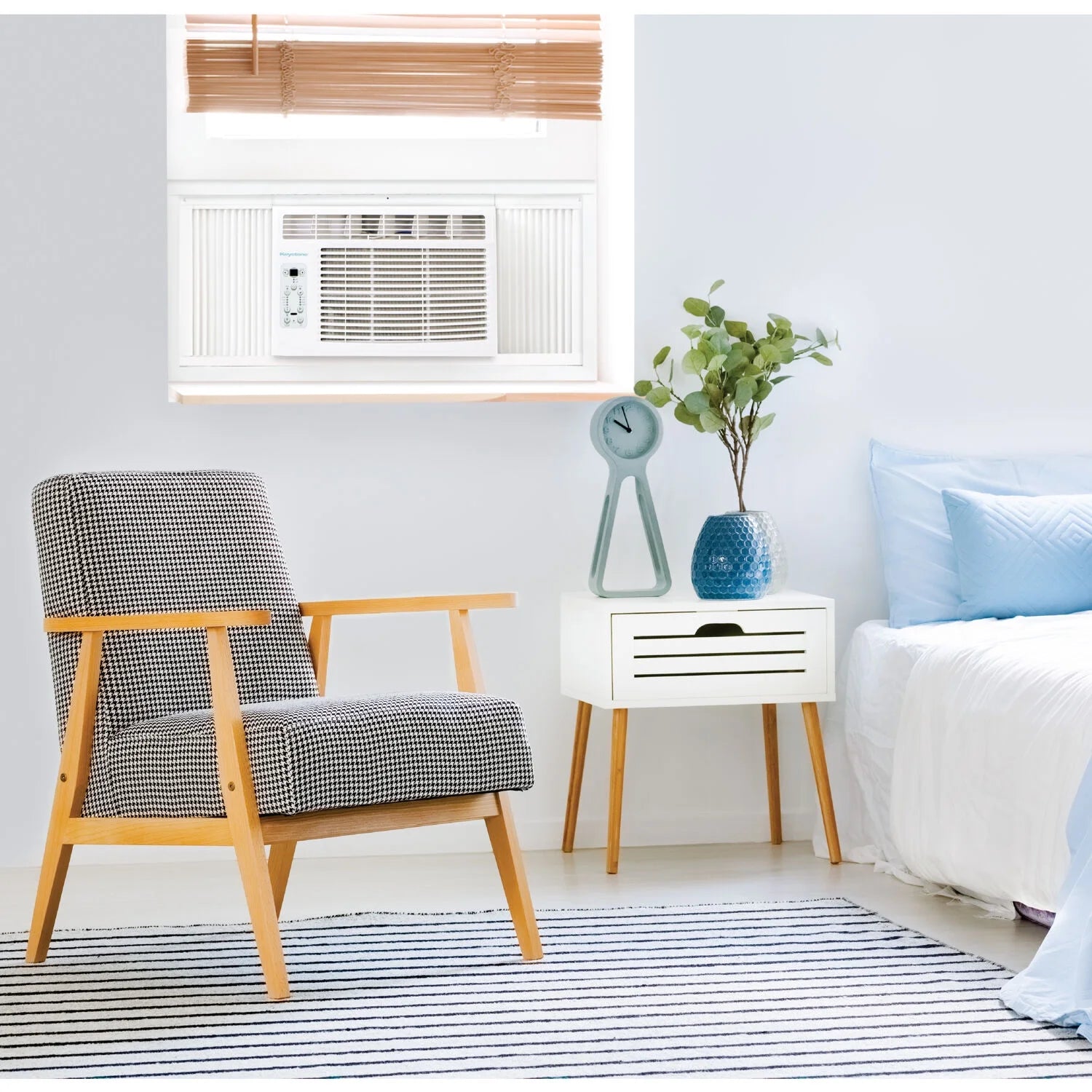 8,000 BTU 350 Sq. Ft 115-Volt Window Air Conditioner, White, KSTAW08BE