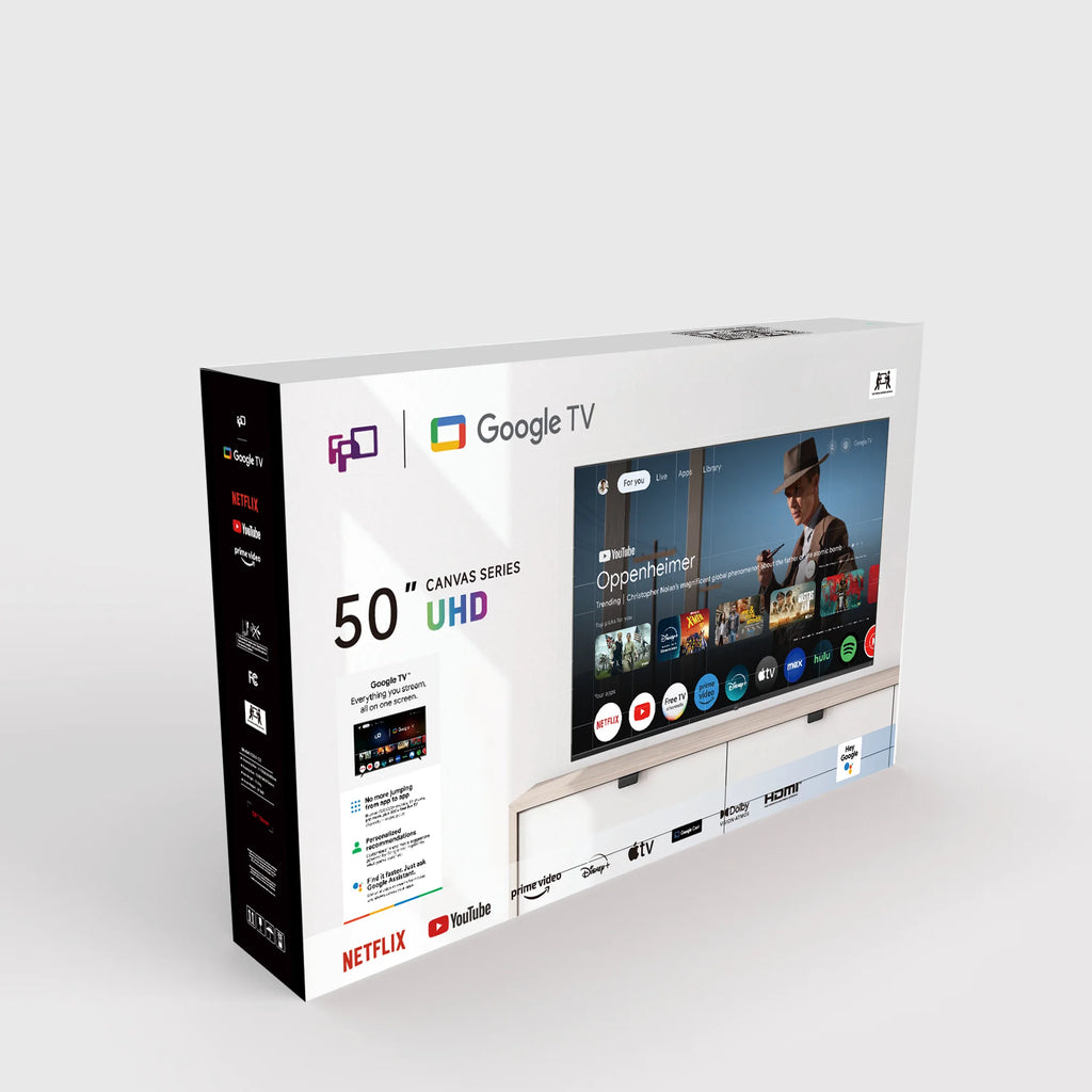 50” 4K UHD HDR Smart Google TV