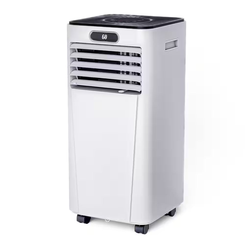 7,000 (DOE) BTU Portable Air Conditioner Cools 350 Sq. Ft. with Humidifier and Remote Control in White