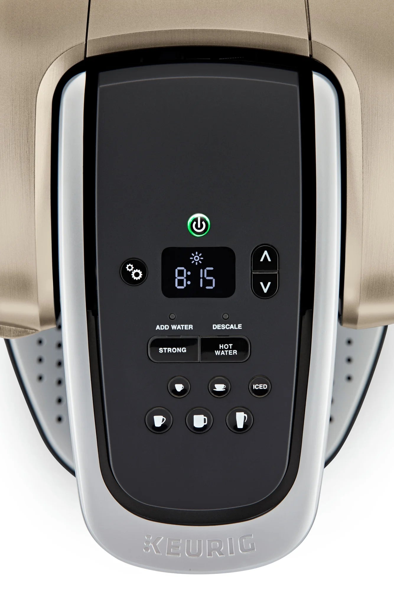 K-Elite, Single Serve K-Cup Pod Coffee Maker, Brushed Gold