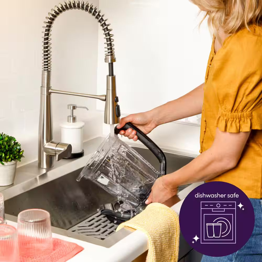 64 Oz Triple Prep System 3 Speed Multifaceted Blender 7 Cup Food Processor Attachment in Gray