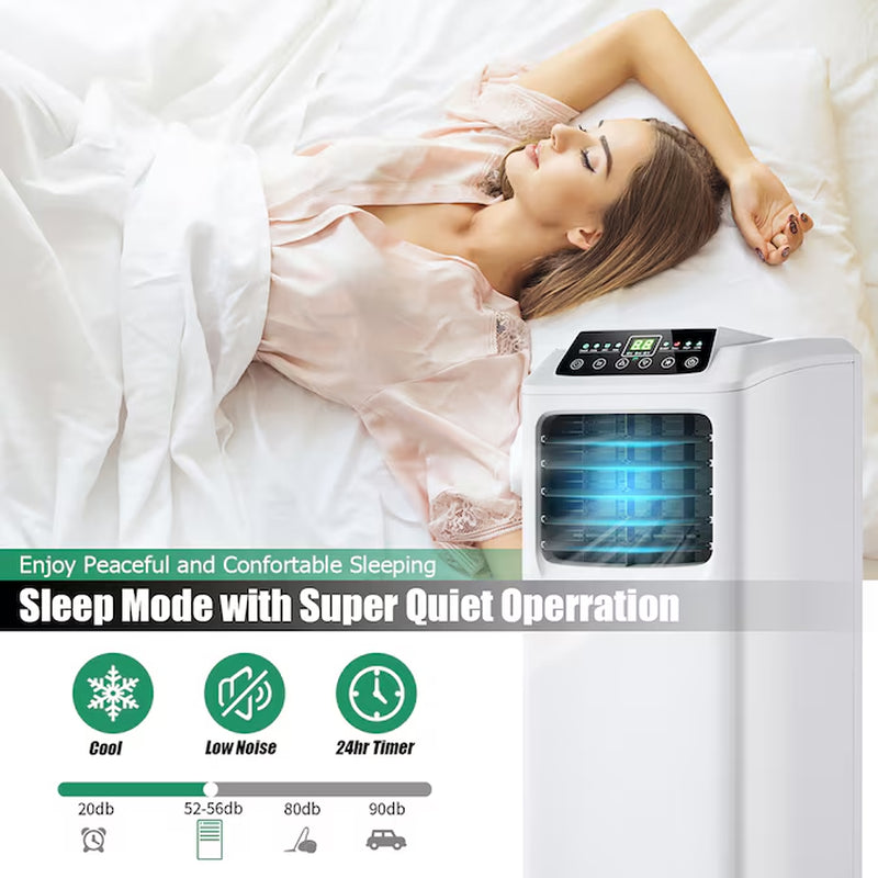 5500 BTU DOE 110-Volt Vented Small Room Portable Air Conditioner Remote Included