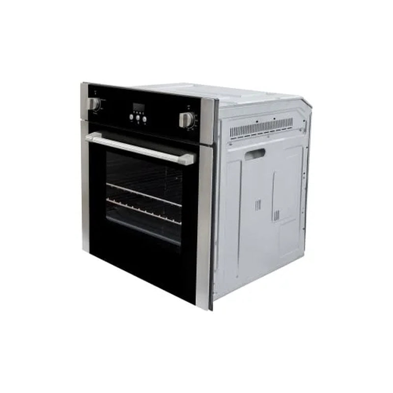 24 Inch Built-In Wall Oven, Stainless and Black