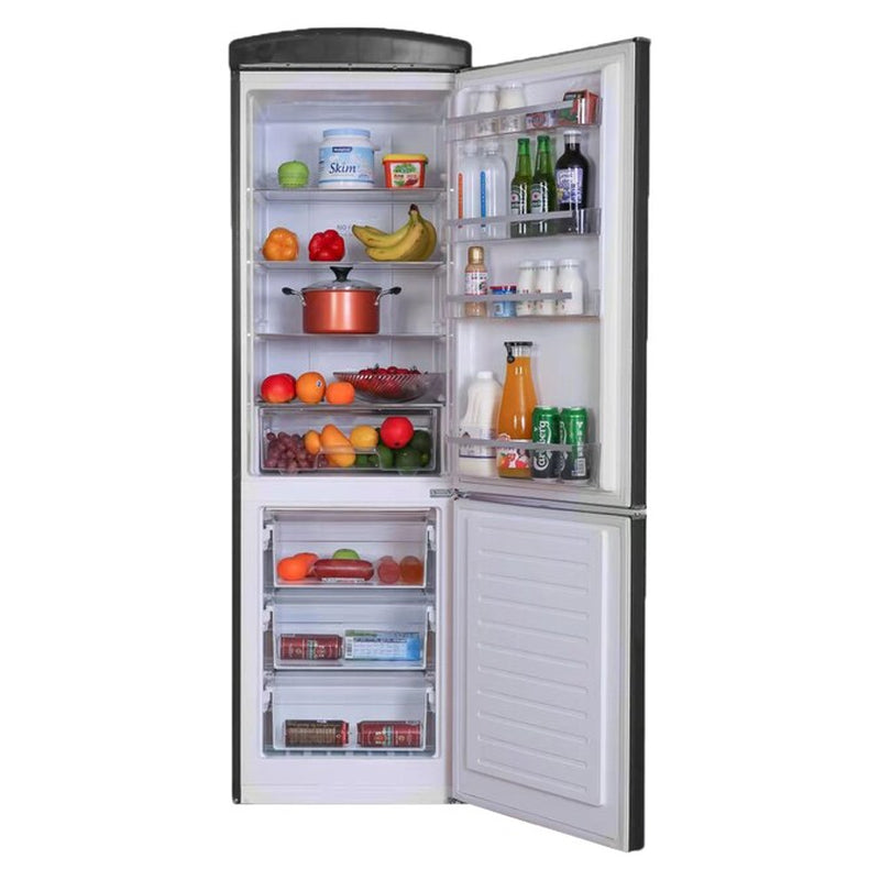 10.7-Cu Ft Standard-Depth 24-In Wide Bottom-Freezer Refrigerator Black )
