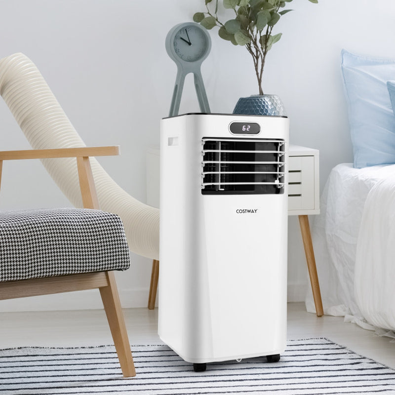 8000 Btu(Ashrae) 3-In-1 Portable Air Conditioner with Remote Control