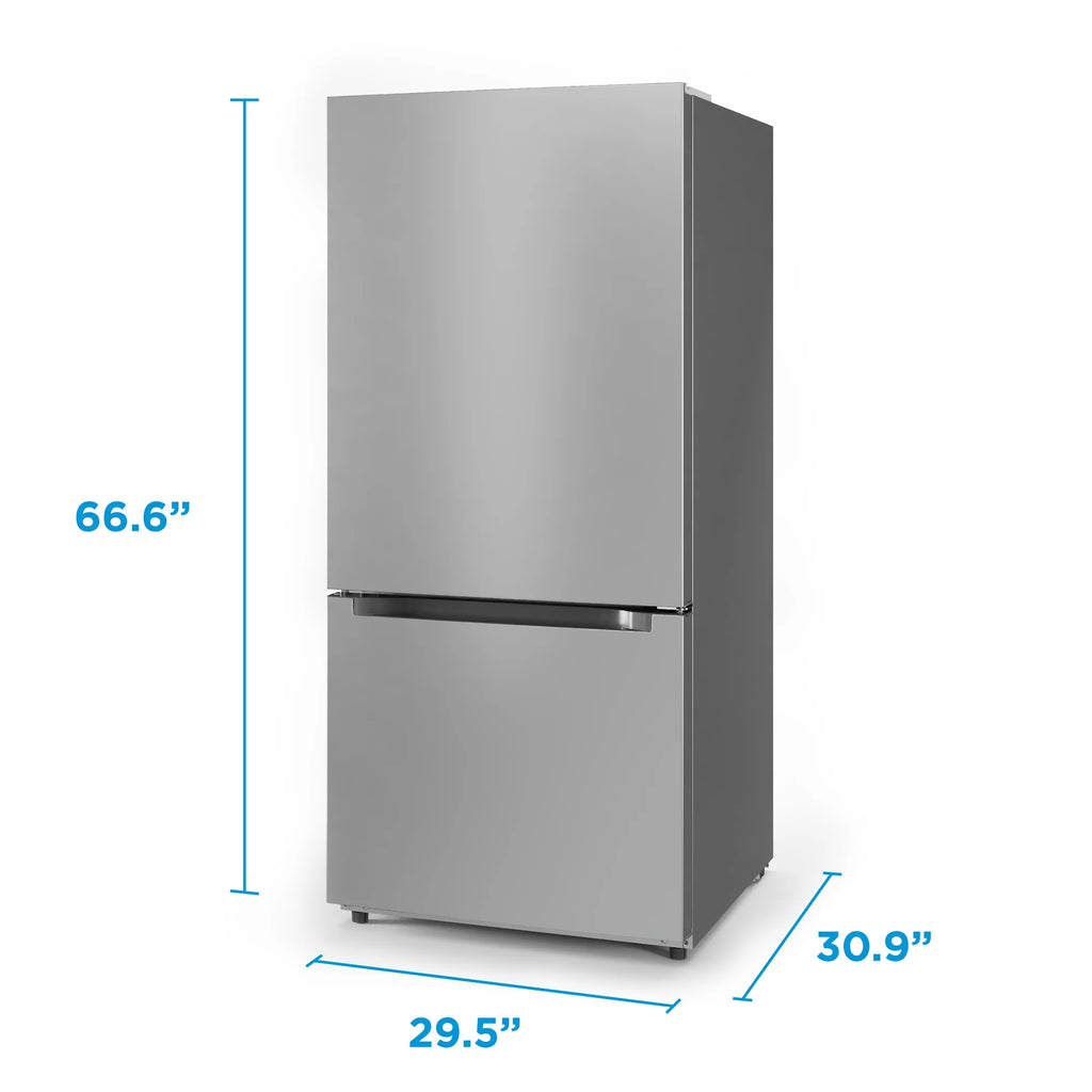18.7-Cu. Ft. Bottom Mount Refrigerator, Stainless Steel, MRB19B7AST