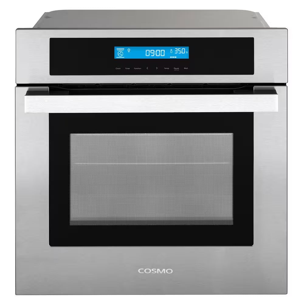24 In. Lumin Collection 2.5 Cu. Ft. Electric Wall Oven, 8 Functions and True European Convection in Stainless Steel