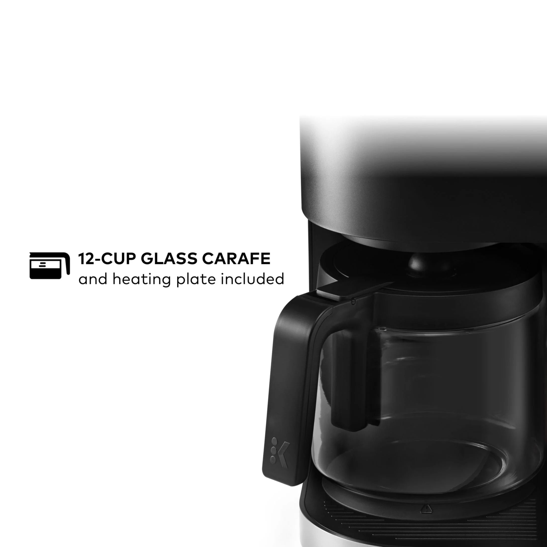 K-Duo Single Serve K-Cup Pod & Carafe Coffee Maker, Black