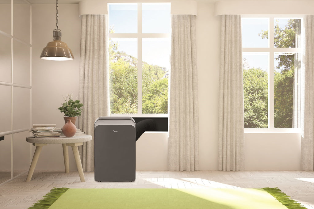 Smart Portable Air Conditioner, 8,000 BTU (12,000 ASHRAE), 115V, MAP08S1WGR-T, Cools Rooms up to 350 Sq. Ft.