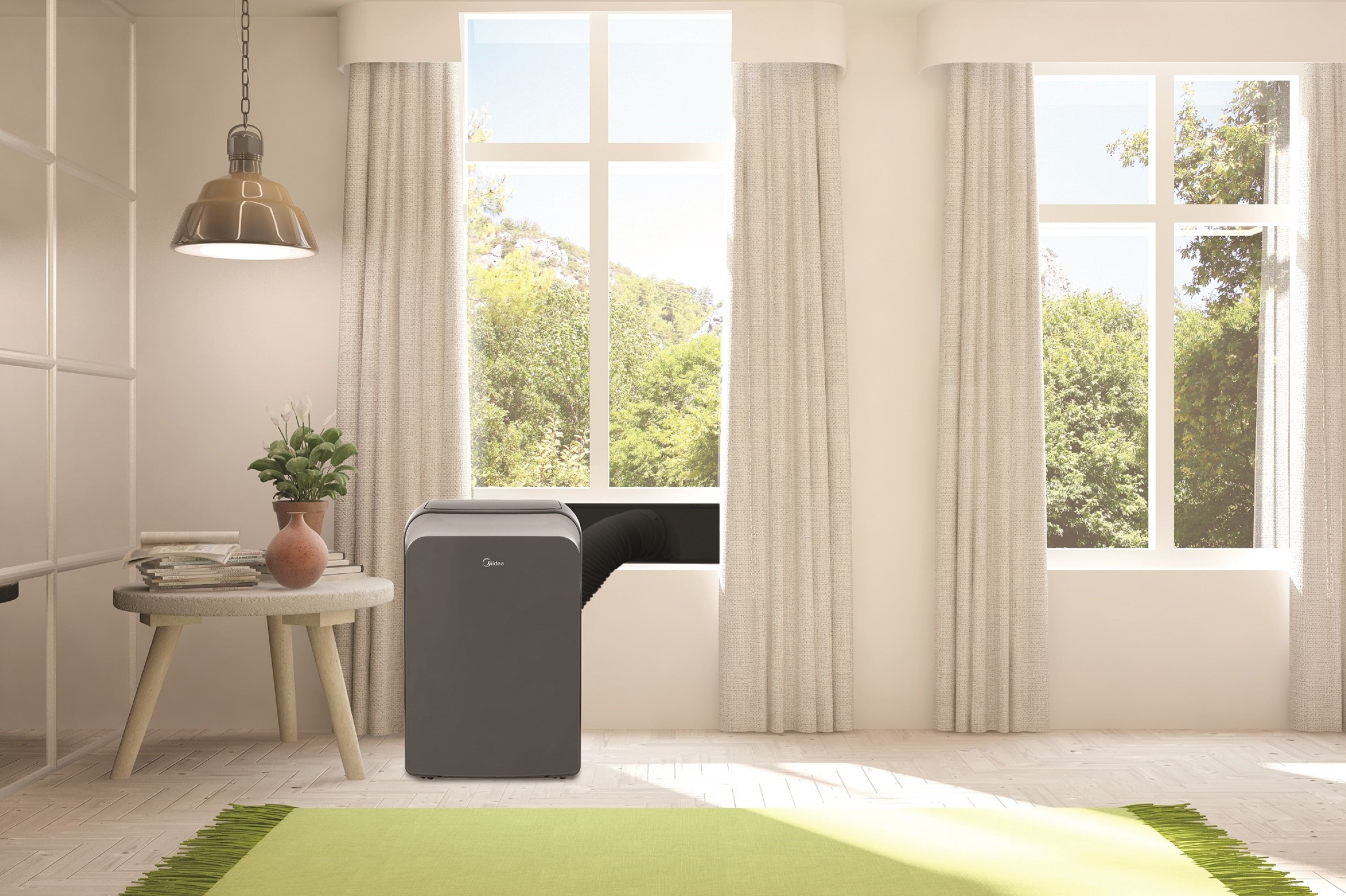 Smart Portable Air Conditioner, 8,000 BTU (12,000 ASHRAE), 115V, MAP08S1WGR-T, Cools Rooms up to 350 Sq. Ft.