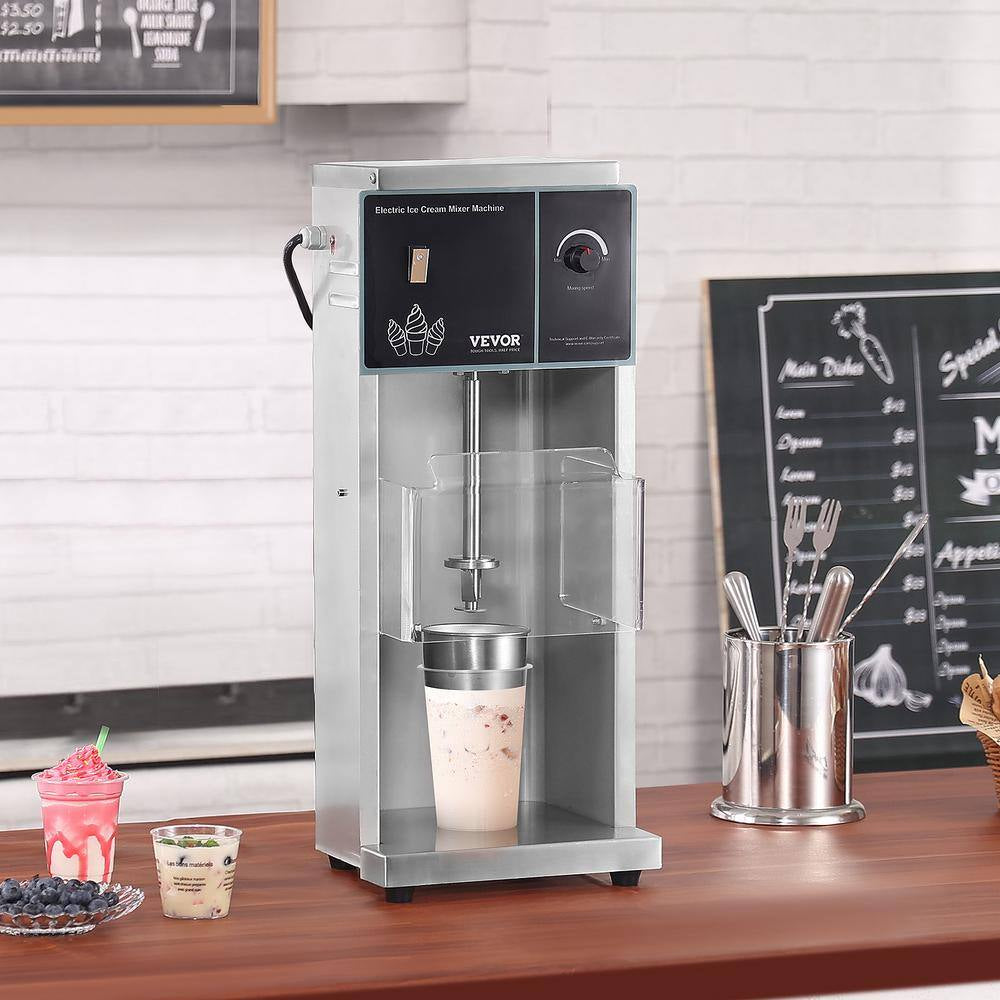 Ice Cream Blender 400W High-Speed Ice Cream Maker Mixer Stir Machine 4200RPM, Stepless Speed Adjustment Ice Cream Shaker