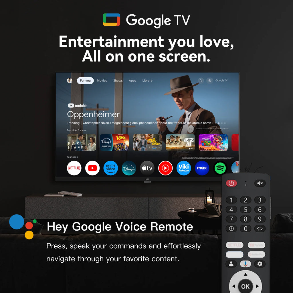32 Inch Smart Google TV Palette-Series HD 720P , Dolby Audio, HDR 10, Bluetooth, Voice Control