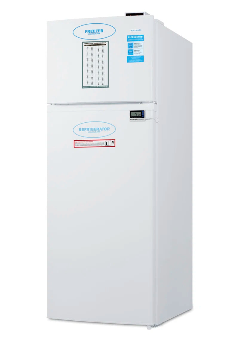 22" 7 Cubic Feet Top Freezer Refrigerator with Water and Ice Dispenser