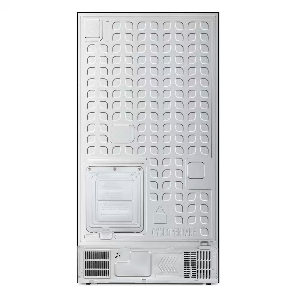 22.4 Cu. Ft. 3-Door French Door Refrigerator with Water Dispenser and Ice Maker in Stainless Steel, Counter Depth