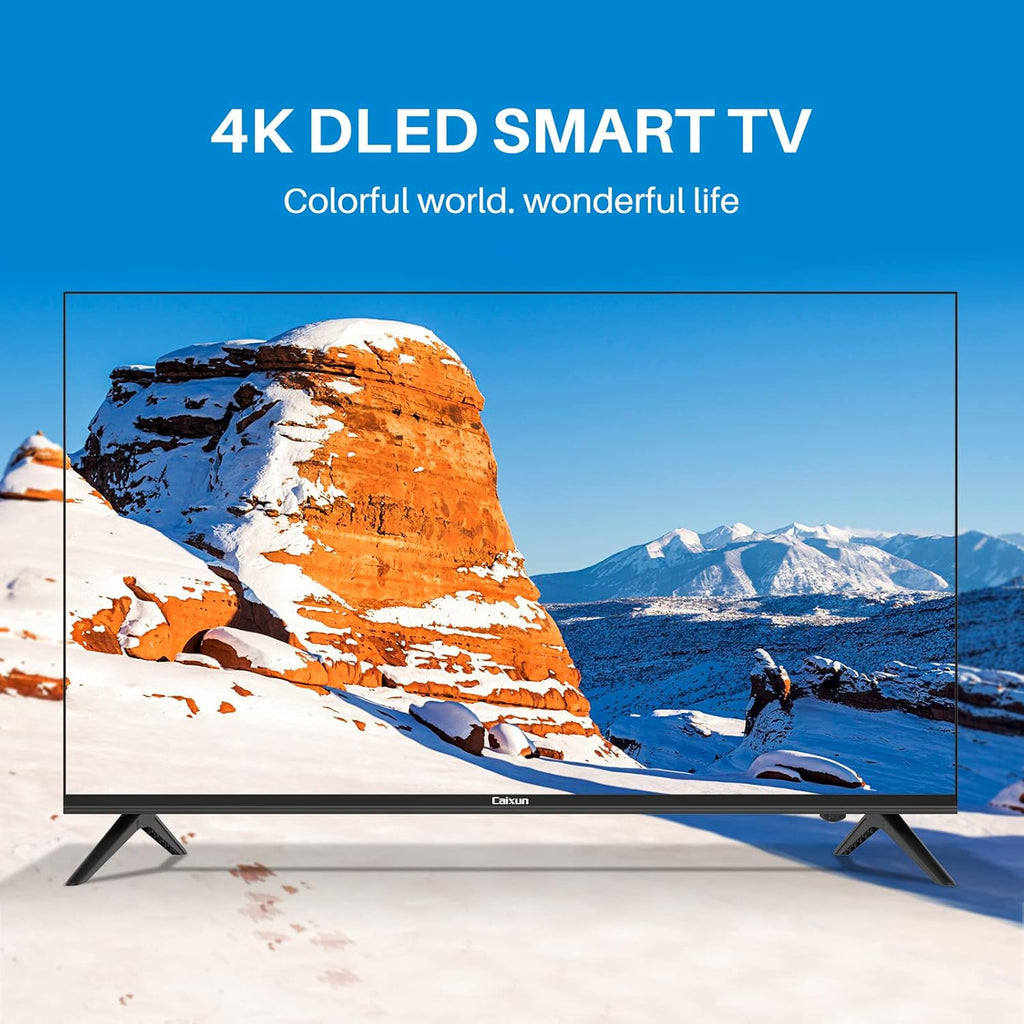 EC43S1UA, 43 Inch 4K UHD HDR LED Smart Android TV with Google Assistant (Voice Control), Screen Share, HDMI, USB