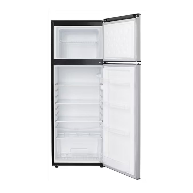 7.3-Cu Ft Counter-Depth 21.75-In Wide Top-Freezer Refrigerator ( Stainless Steel )