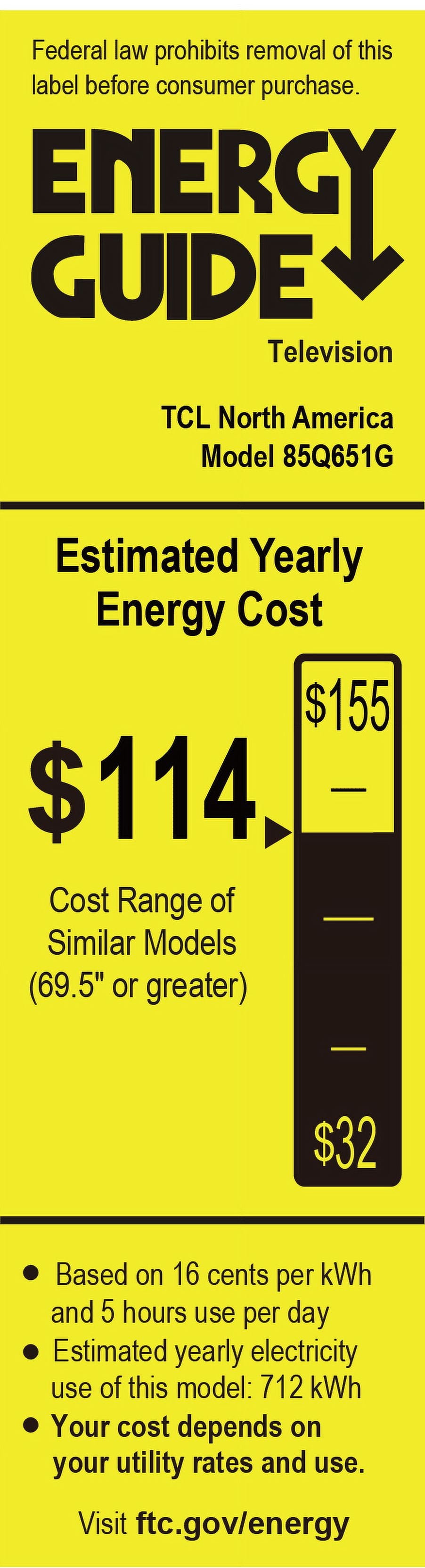 85” Class Q6 (85Q651G) 4K UHD HDR QLED Smart TV with Google TV (NEW 2024)