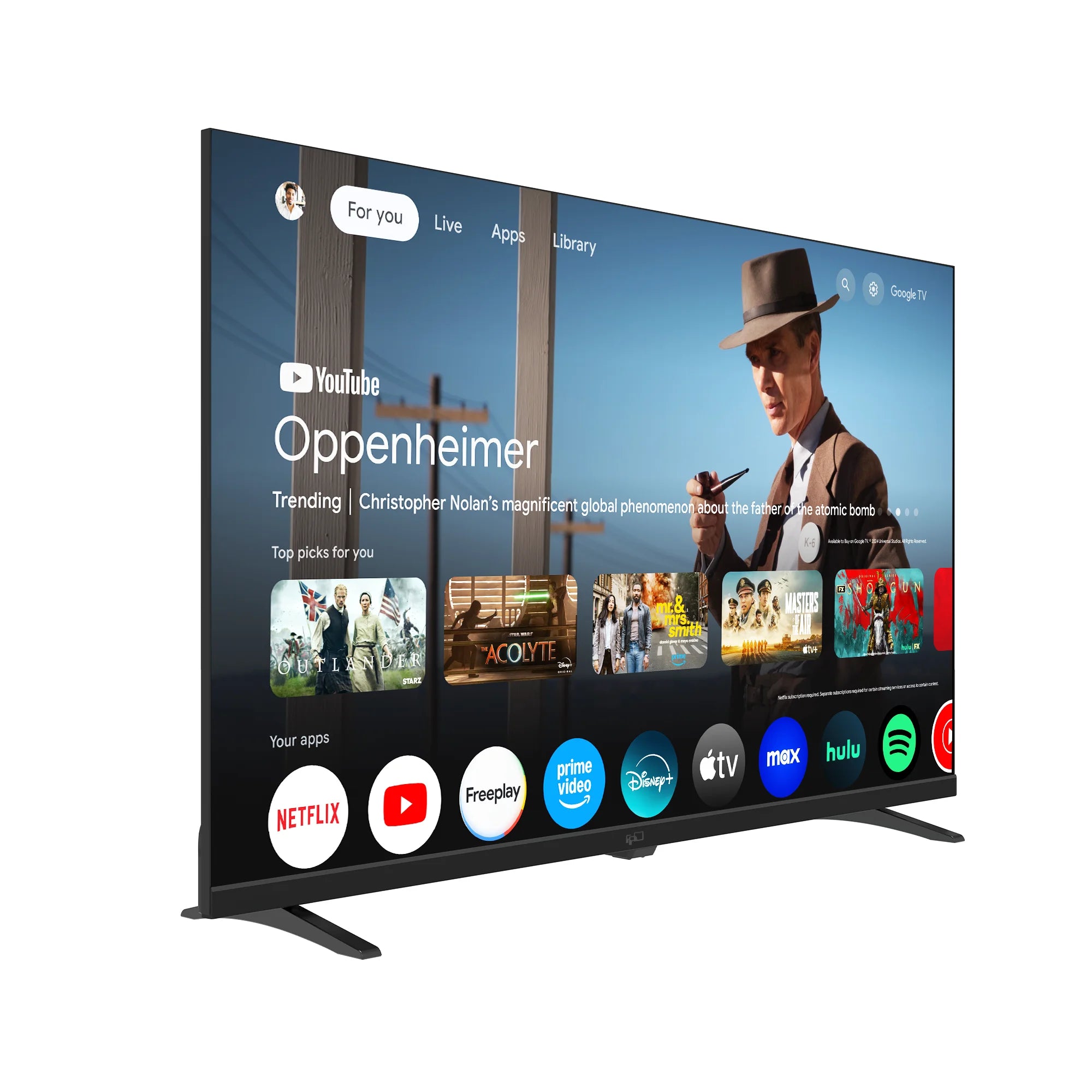 32 Inch Smart Google TV Palette-Series HD 720P , Dolby Audio, HDR 10, Bluetooth, Voice Control