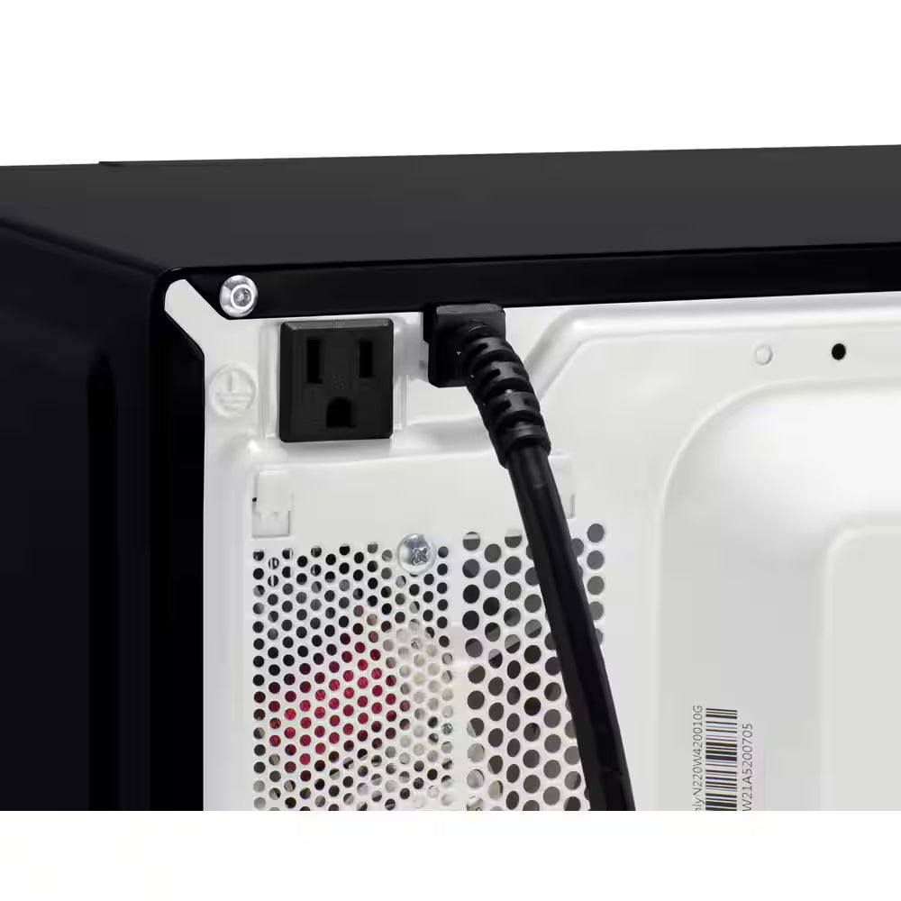 2.4 Cu. Ft. Mini Fridge in Black without Freezer and 0.7 Cu. Ft. Microwave Combo