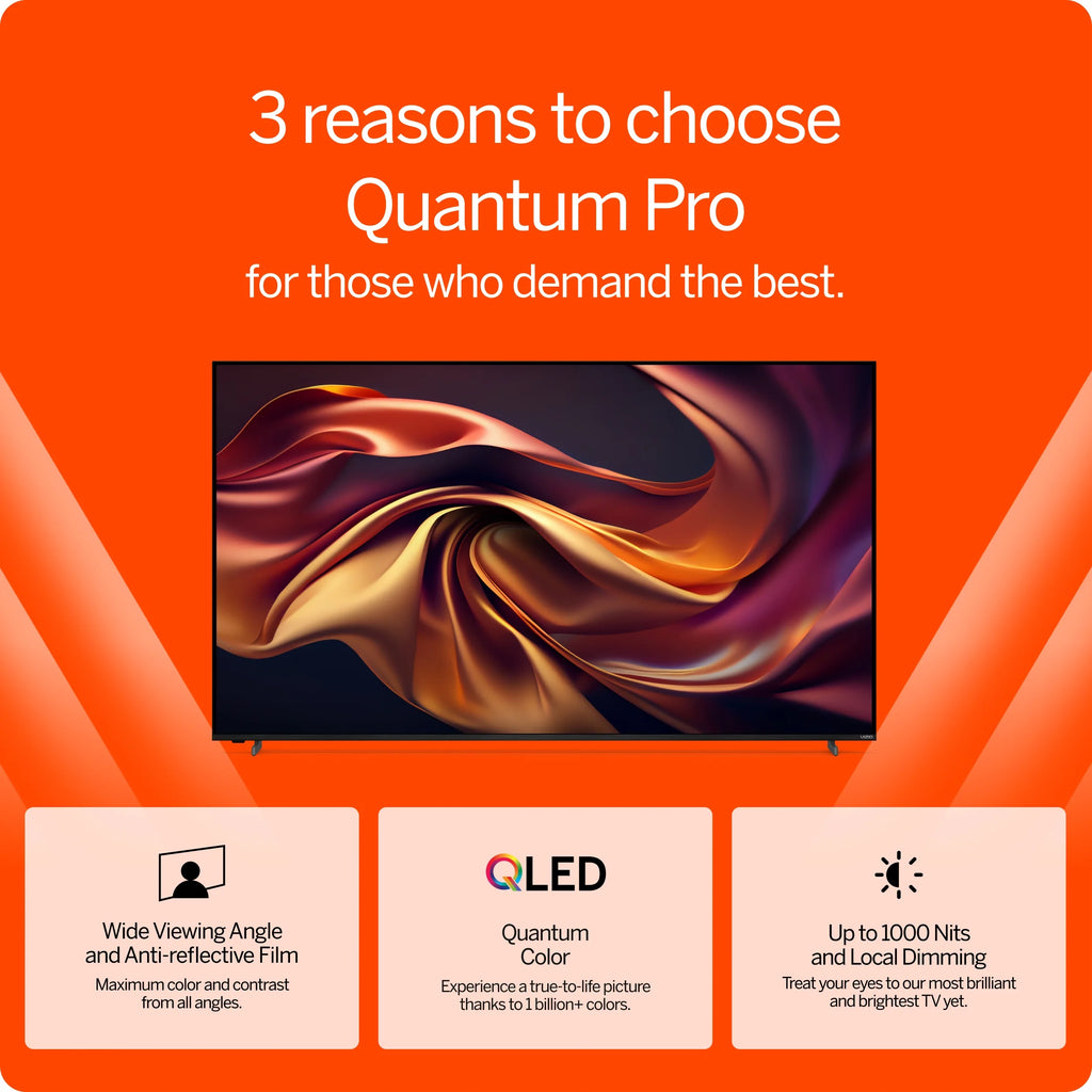 65" Class Quantum Pro 4K QLED HDR 120Hz Smart TV (VQP65C-84)
