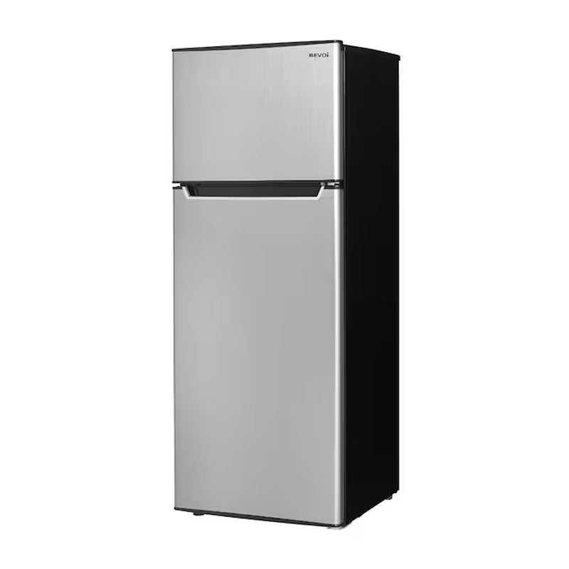 7.3-Cu Ft Counter-Depth 21.75-In Wide Top-Freezer Refrigerator ( Stainless Steel )