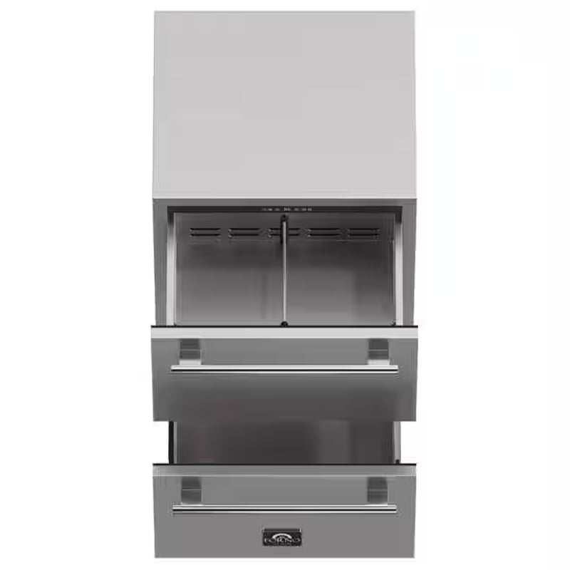 Como 24 In. Single Zone Beverage and Wine Cooler Drawer Refrigerator in Stainless Steel