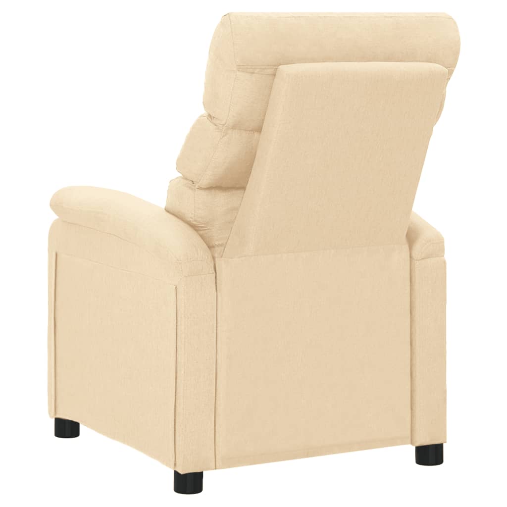 vidaXL Massage Recliner Electric Massaging Recliner Chair for Elderly Fabric