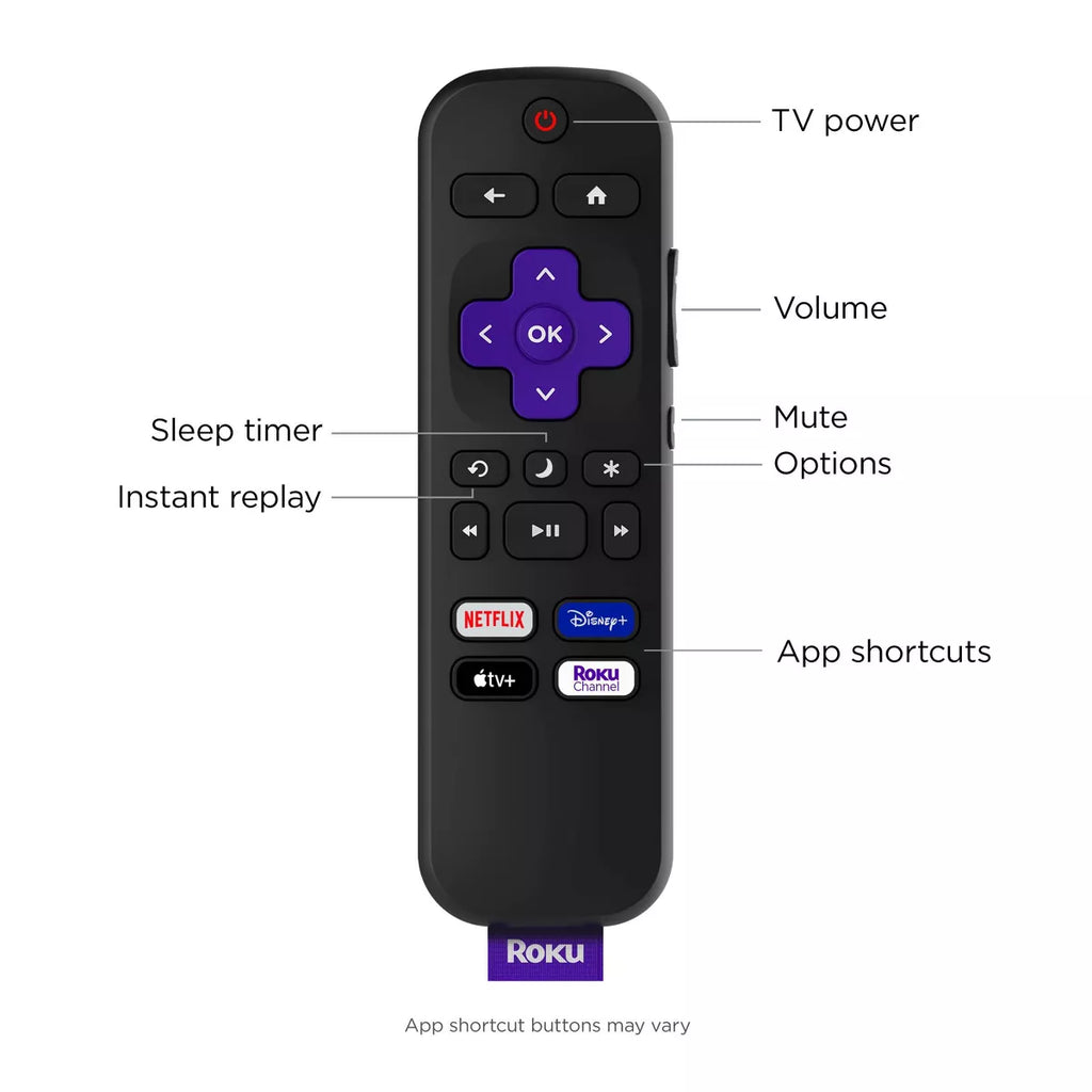 Roku 50" Select Series 4K HDR Smart Roku TV with Roku TV Remote