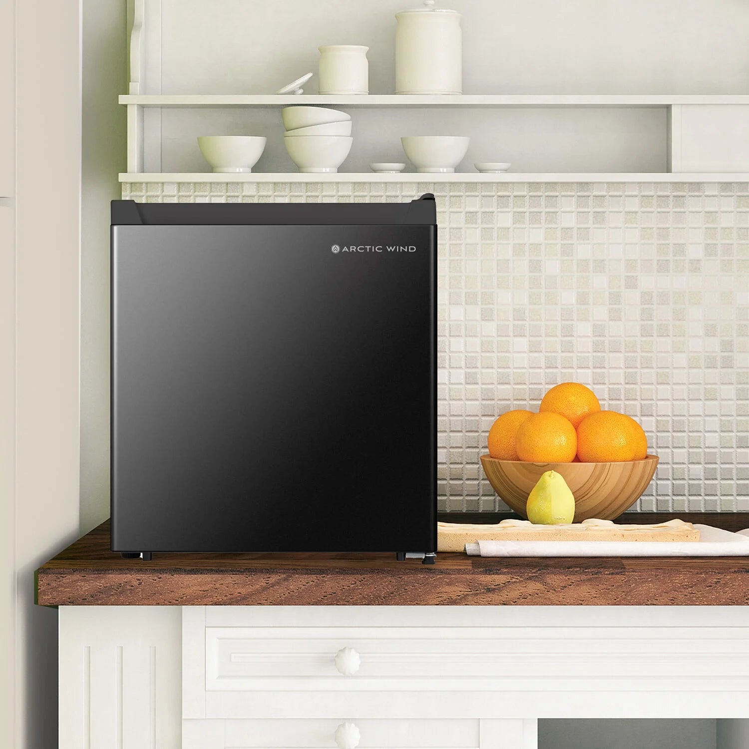 New 1.6-Cu. Ft. Standard Compact Refrigerator with Freezer Compartment, Black, 2AW1BF16A