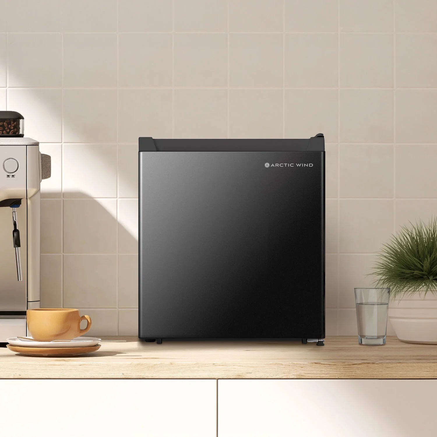 New 1.6-Cu. Ft. Standard Compact Refrigerator with Freezer Compartment, Black, 2AW1BF16A