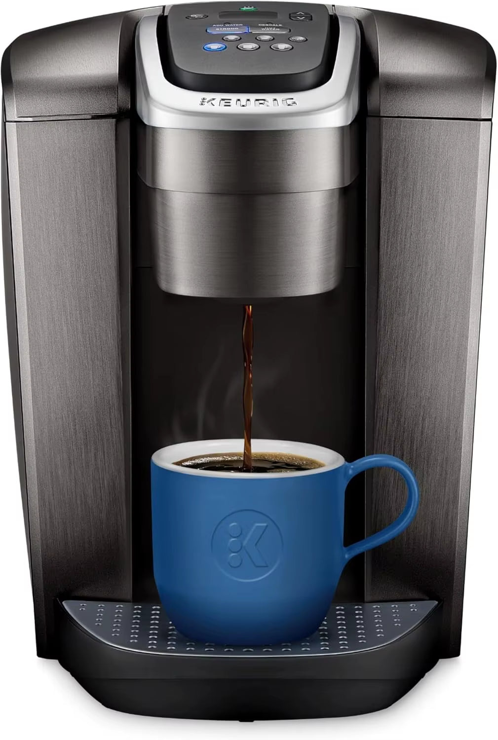 K-Elite Single Serve K-Cup Pod Coffee Maker, with Strength and Temperature Control, Iced Coffee Capability, 8 to 12Oz Brew Size,