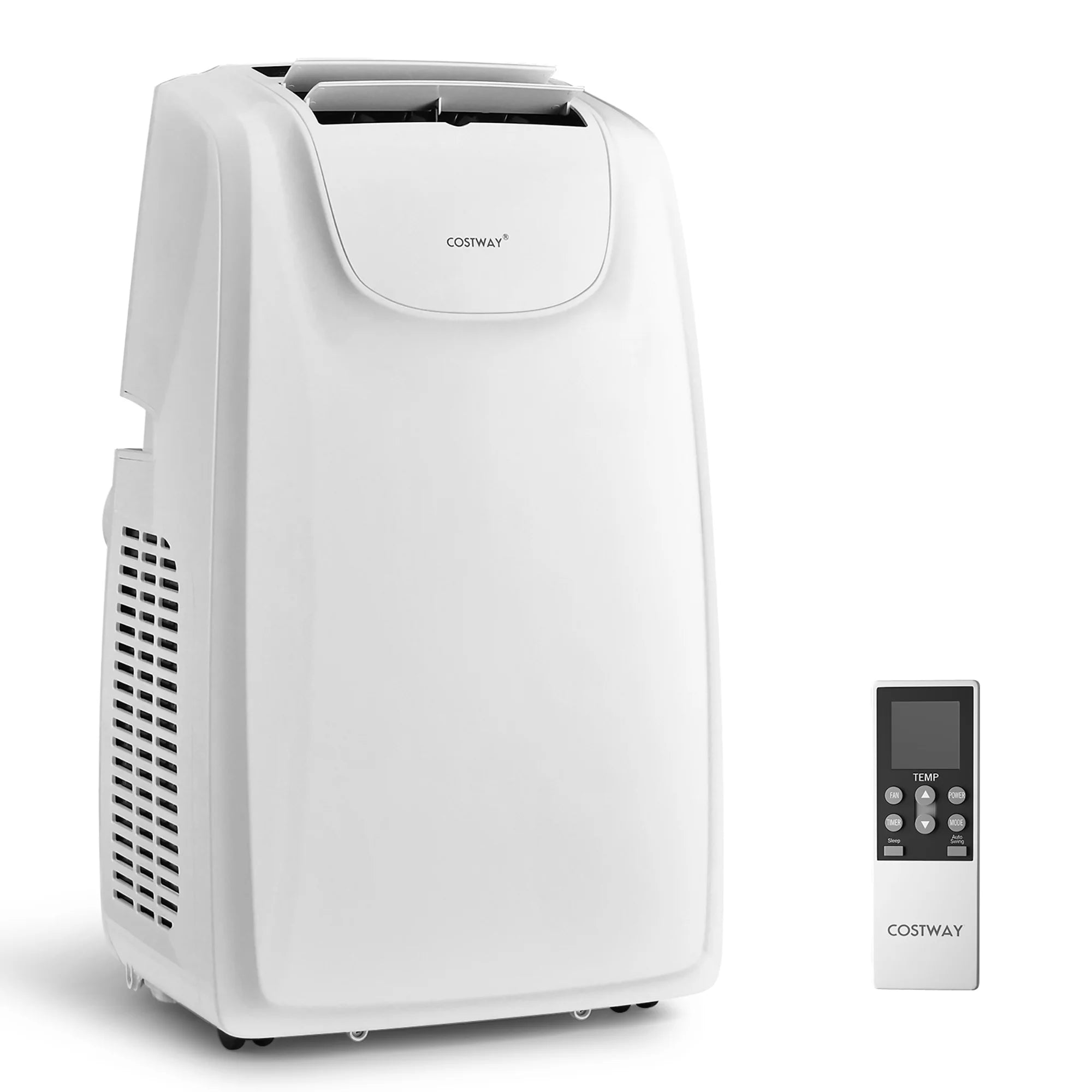 8000 BTU (11,500 BTU ASHRAE) Dual Hose Portable Air Conditioner 3-In-1 AC Unit W/ Remote Control