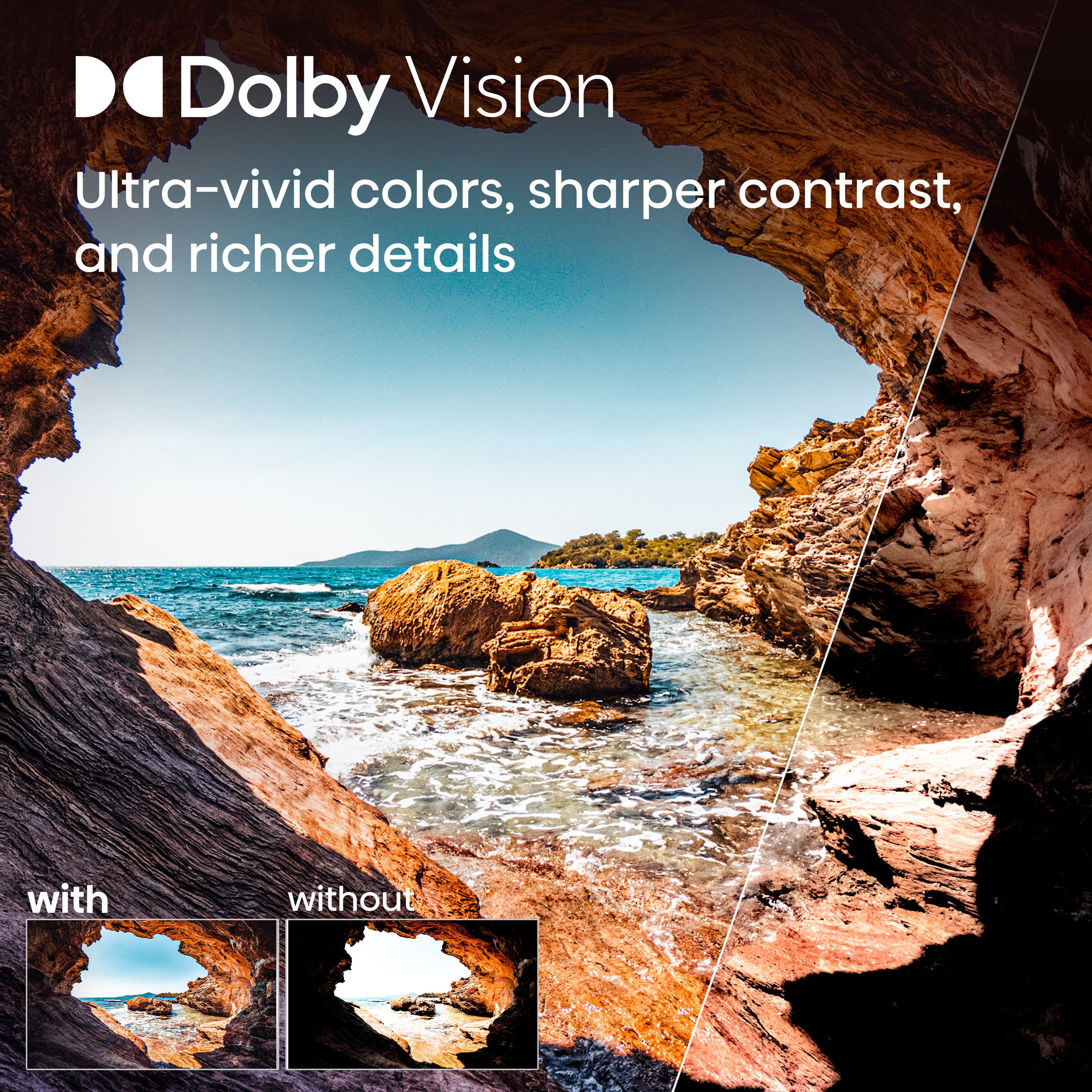 75-Inch Class A7 Series Dolby Vision HDR 4K UHD Google Smart TV (75A7N)