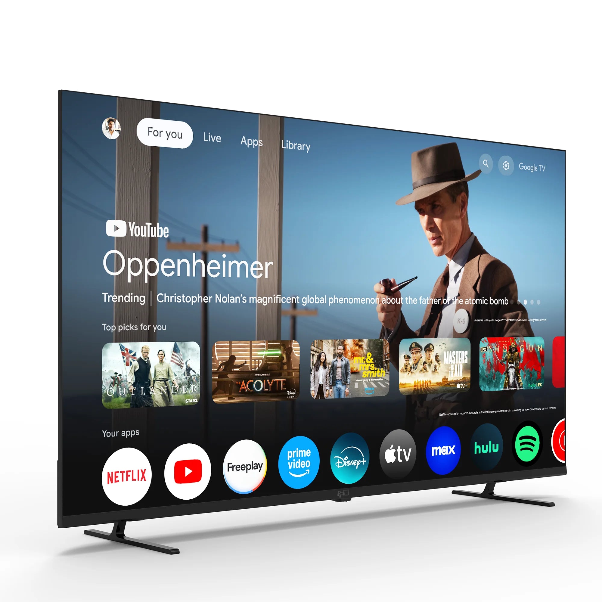 50” 4K UHD HDR Smart Google TV