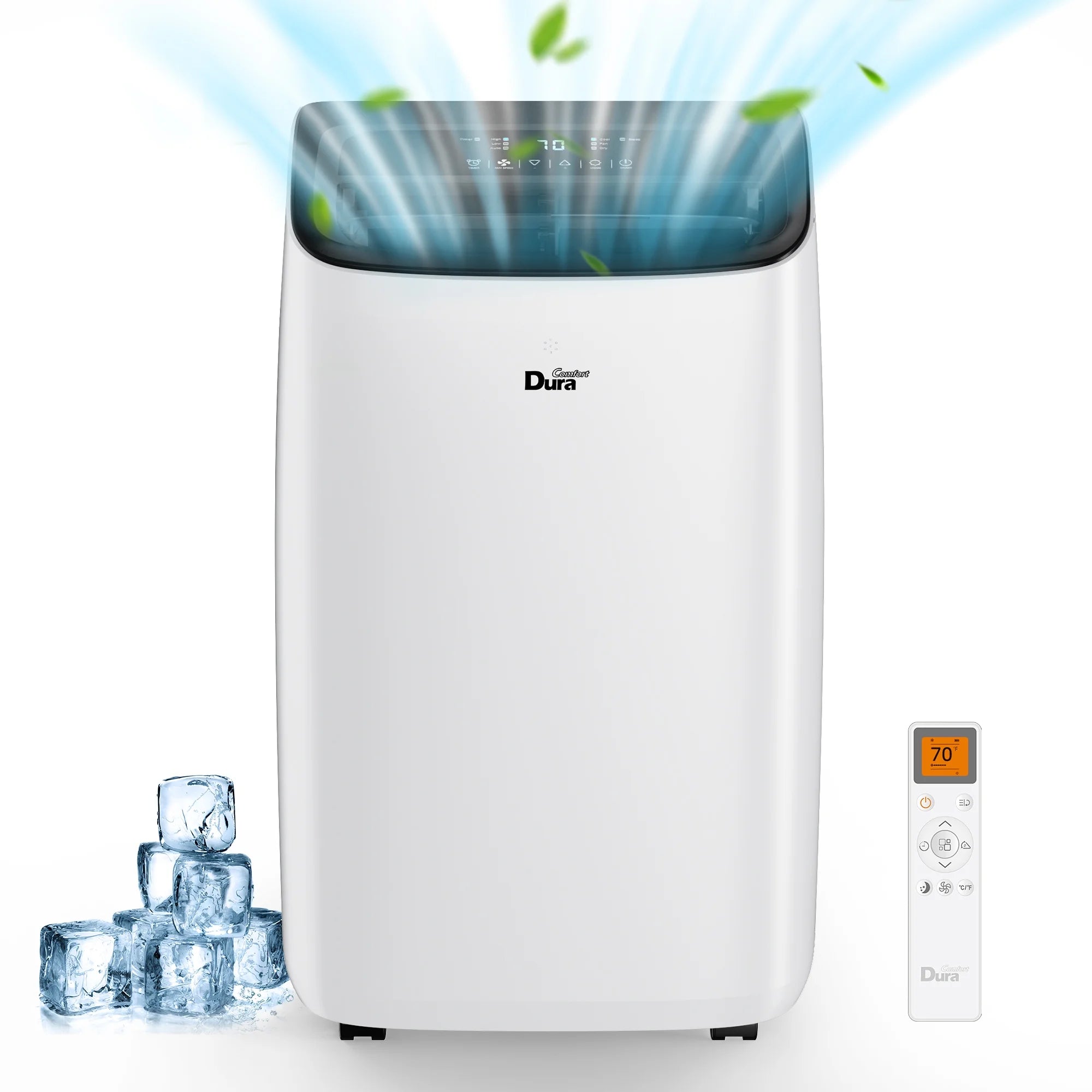 Portable Air Conditioners Unit 10200BTU(14000 BTU ASHRAE), Dehumidifier, Cooling, Fan, Remote Control, 450 Sq. Ft