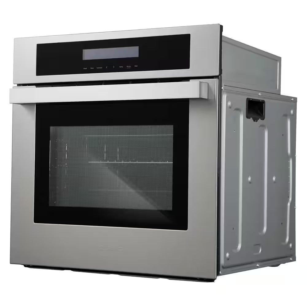 24 In. Lumin Collection 2.5 Cu. Ft. Electric Wall Oven, 8 Functions and True European Convection in Stainless Steel