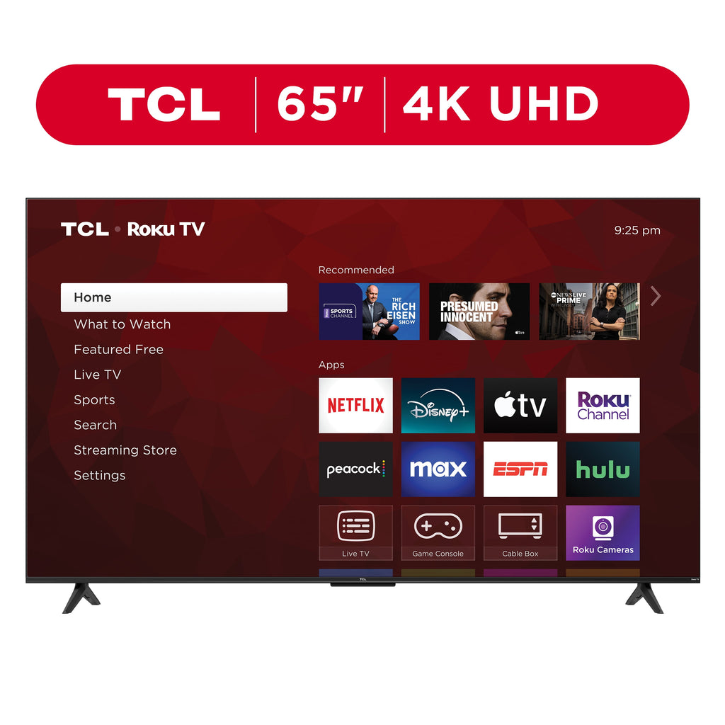 65” Class S4 (65S451) 4K UHD HDR Smart TV with Roku TV