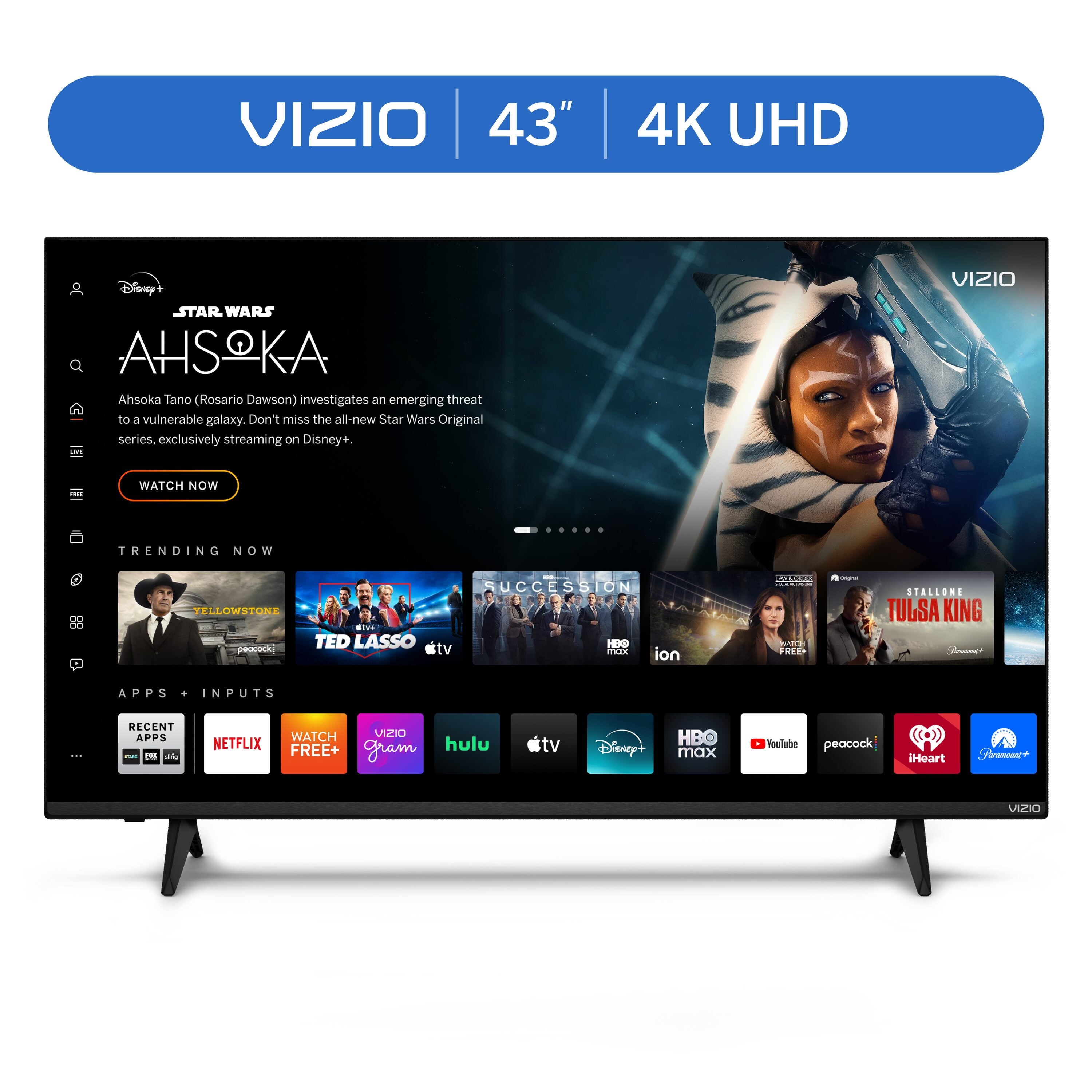 43" Class 4K LED HDR Smart TV (V4K43M-08)