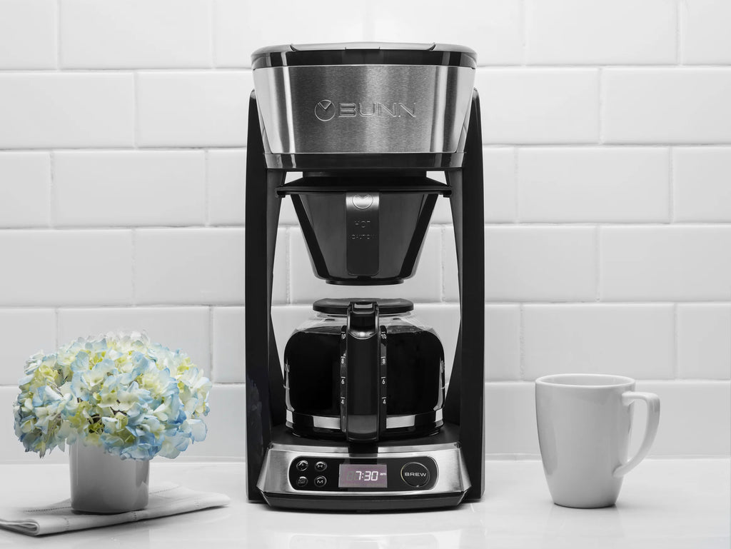 HB Heat N Brew Programmable 10-Cup Coffee Maker, Black/Sst, 46500.0003
