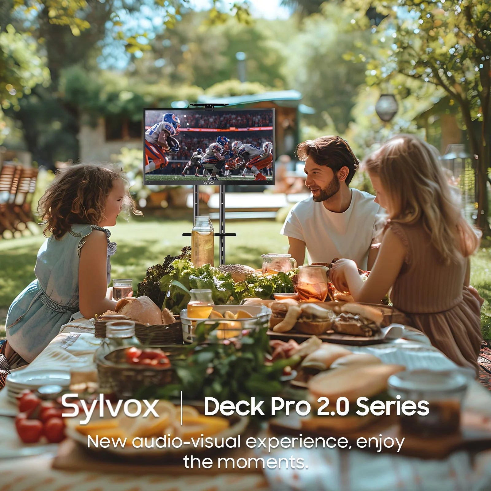 Outdoor Smart TV, 75" Google TV with Dobly Atmos, Google Assistant, 4K 1000Nits outside Television, IP55 Waterproof TV for Partial Sun (Deck Pro 2.0 NEW)