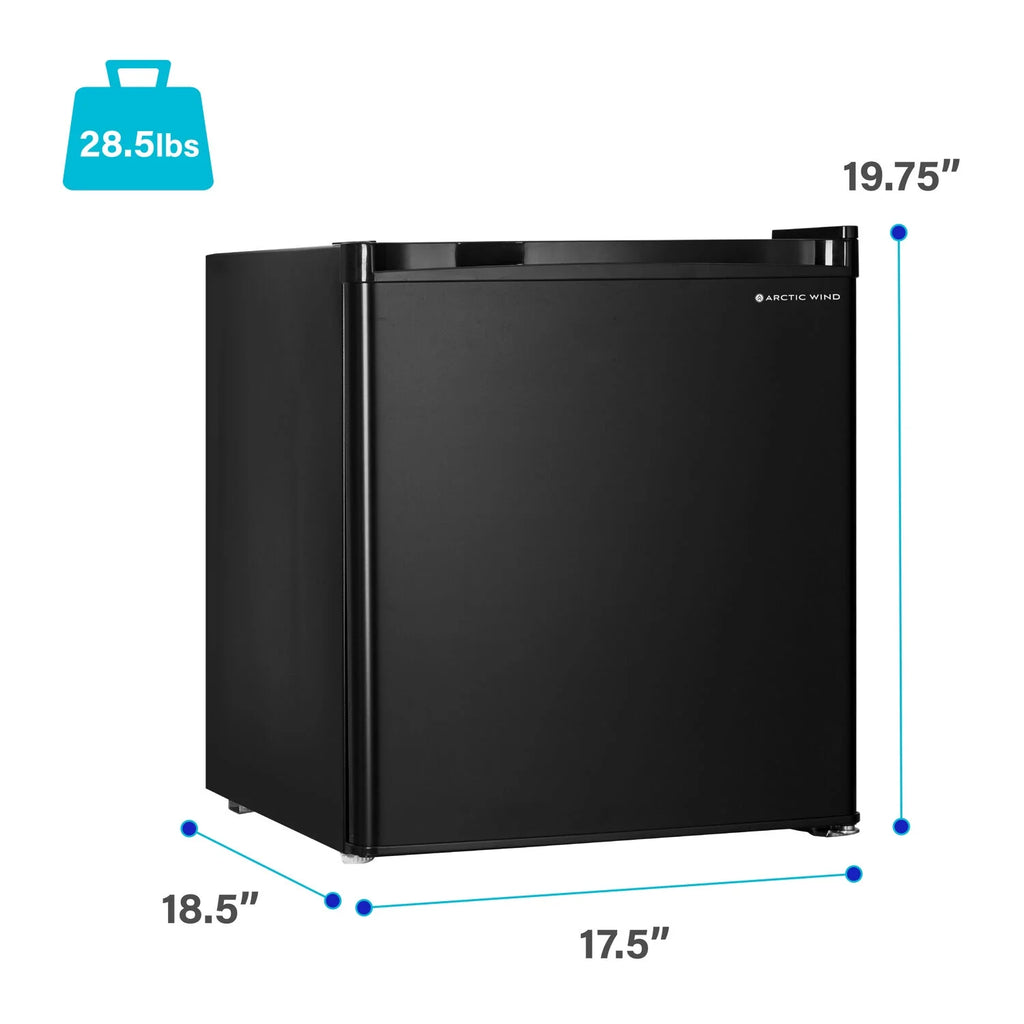 New 1.6-Cu. Ft. Standard Compact Refrigerator with Freezer Compartment, Black, 2AW1BF16A