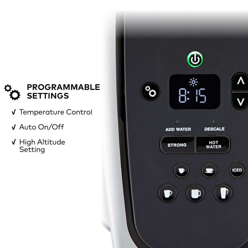 K-Elite, Single Serve K-Cup Pod Coffee Maker, Brushed Gold