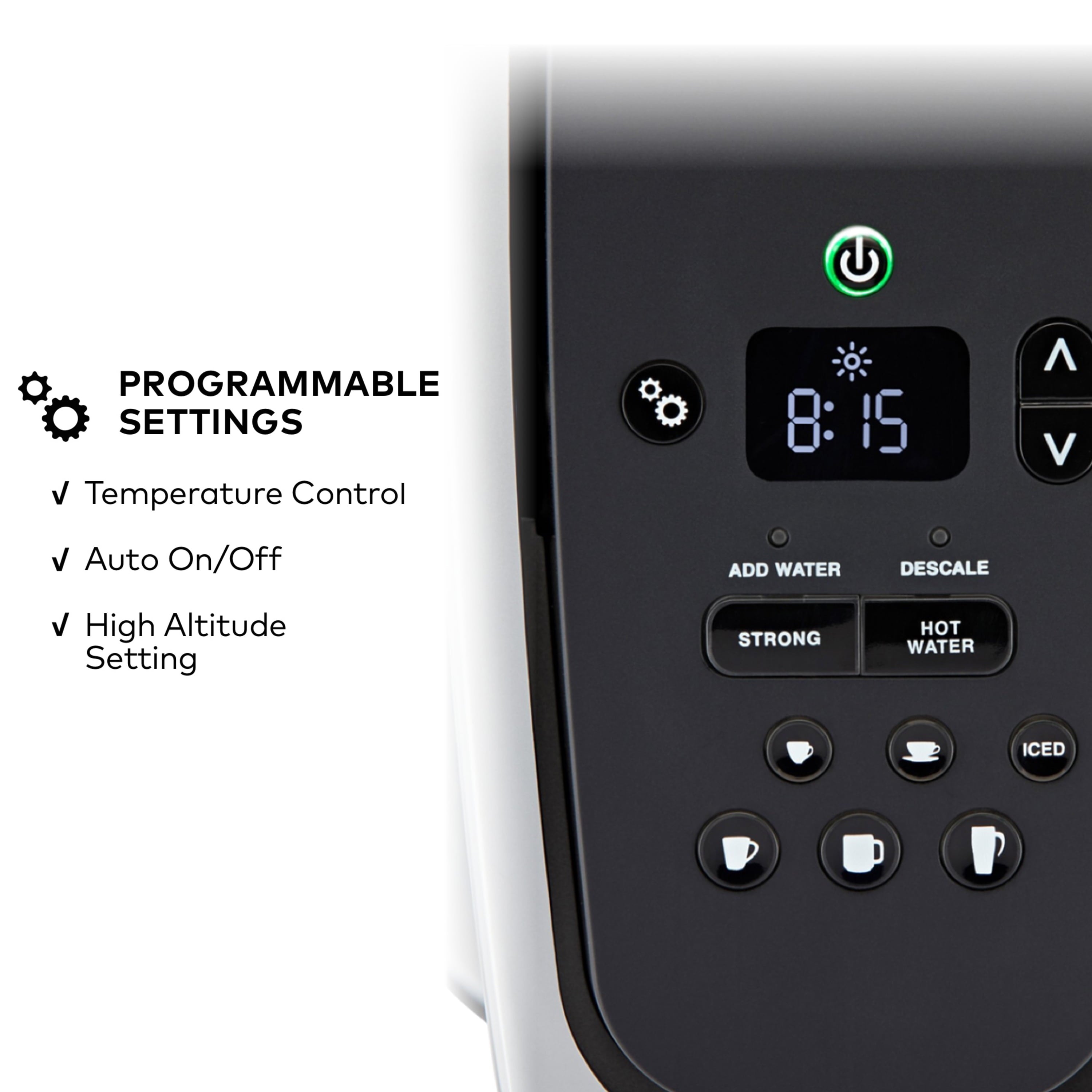 K-Elite, Single Serve K-Cup Pod Coffee Maker, Brushed Gold