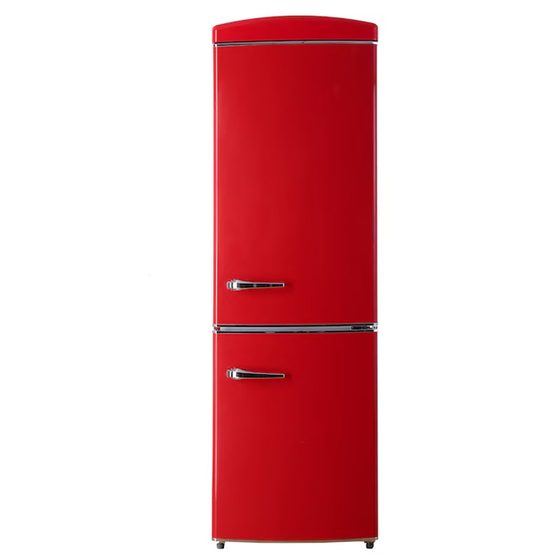 10.7-Cu Ft Standard-Depth 24-In Wide Bottom-Freezer Refrigerator Black )