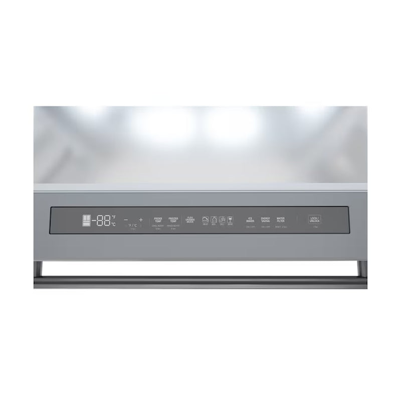 Counter-Depth 21.6-Cu Ft 4 -Door 36-In Wide French Door Refrigerator with Ice Maker with Water and Ice Dispenser ( Stainless Steel ) ENERGY STAR Certified