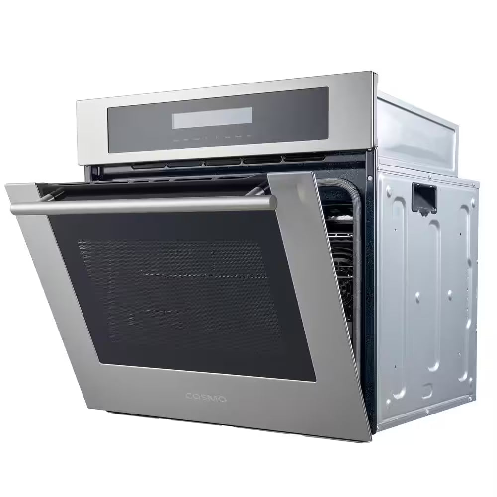 24 In. Lumin Collection 2.5 Cu. Ft. Electric Wall Oven, 8 Functions and True European Convection in Stainless Steel