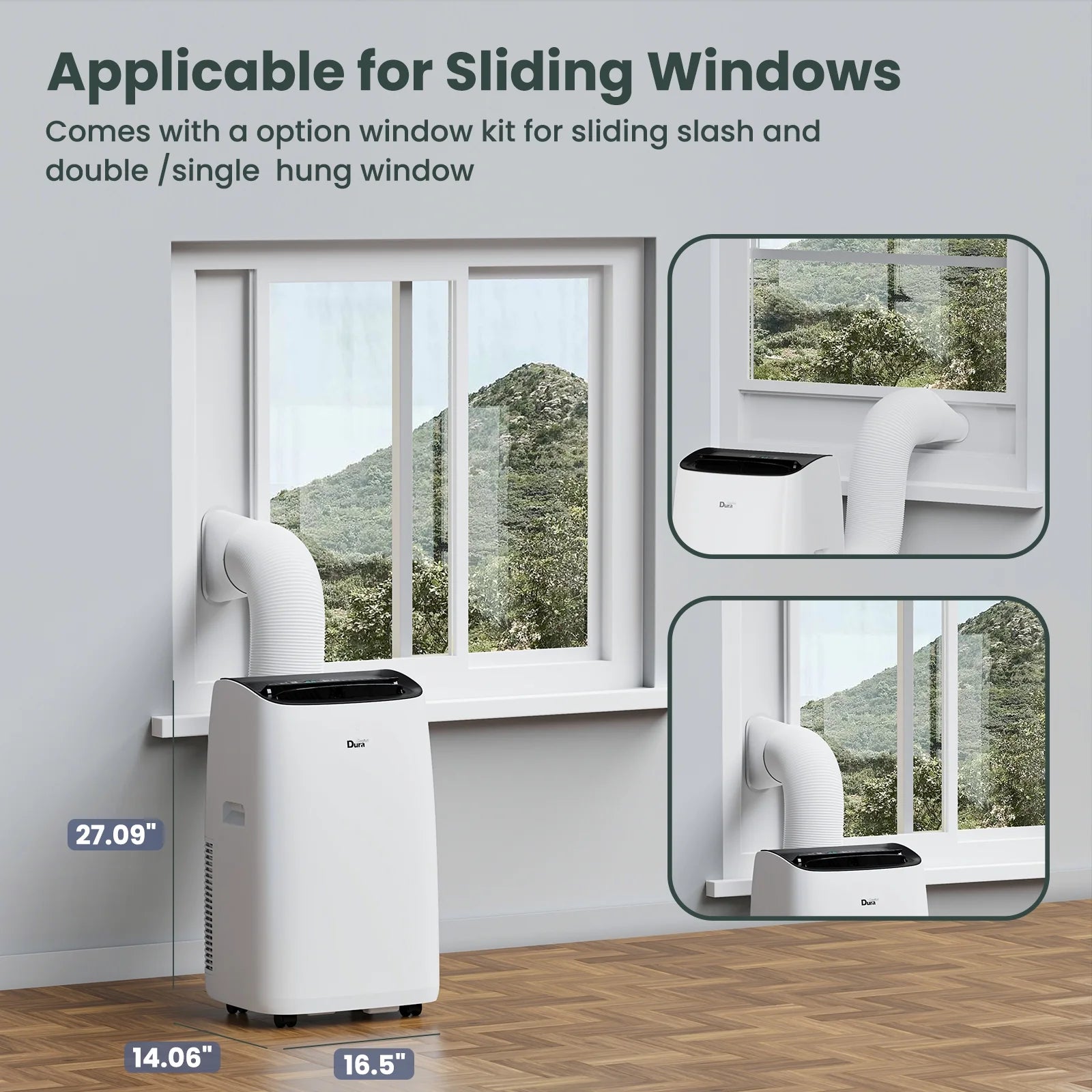 Portable Air Conditioners Unit 10200BTU(14000 BTU ASHRAE), Dehumidifier, Cooling, Fan, Remote Control, 450 Sq. Ft