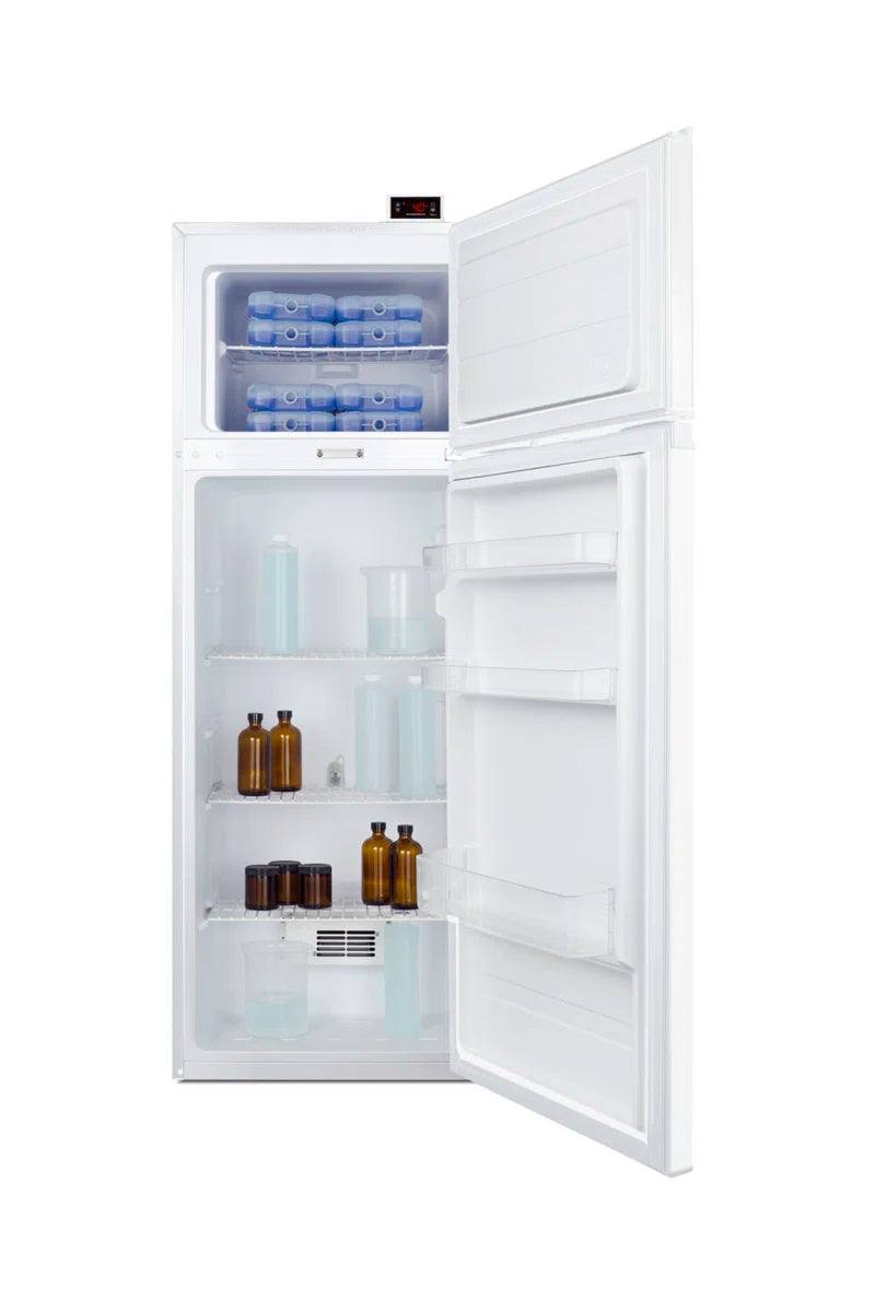 22" 7.1 Cubic Feet Top Freezer Refrigerator with Water and Ice Dispenser