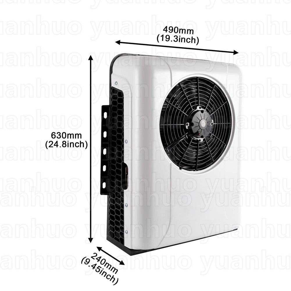 12V 12000BTU Truck Cab Air Conditioner Split AC Fits Semi Trucks Bus RV Caravan